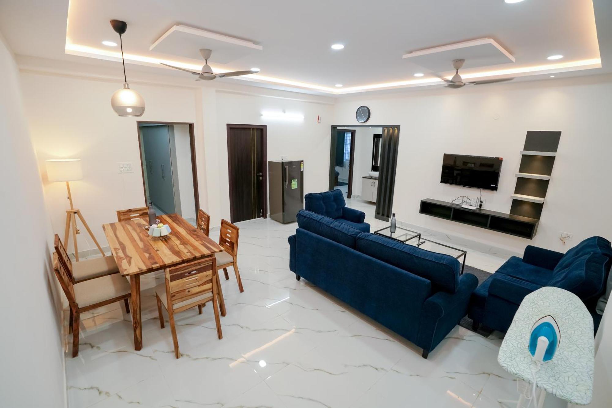 N Cube Serviced Apartments Hyderabad Eksteriør billede