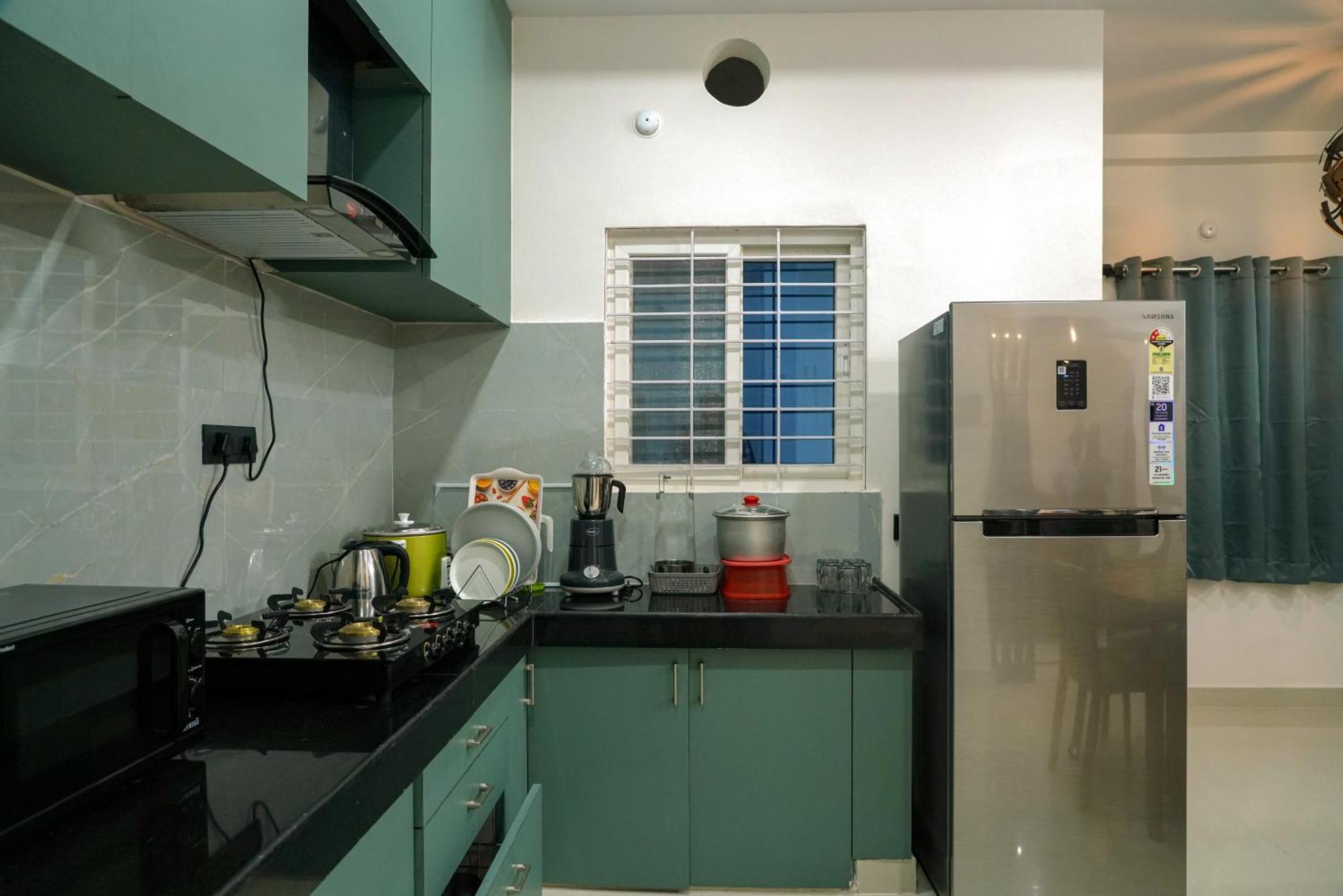 N Cube Serviced Apartments Hyderabad Eksteriør billede