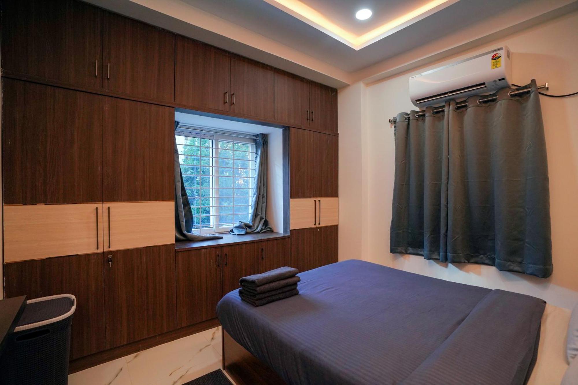 N Cube Serviced Apartments Hyderabad Eksteriør billede