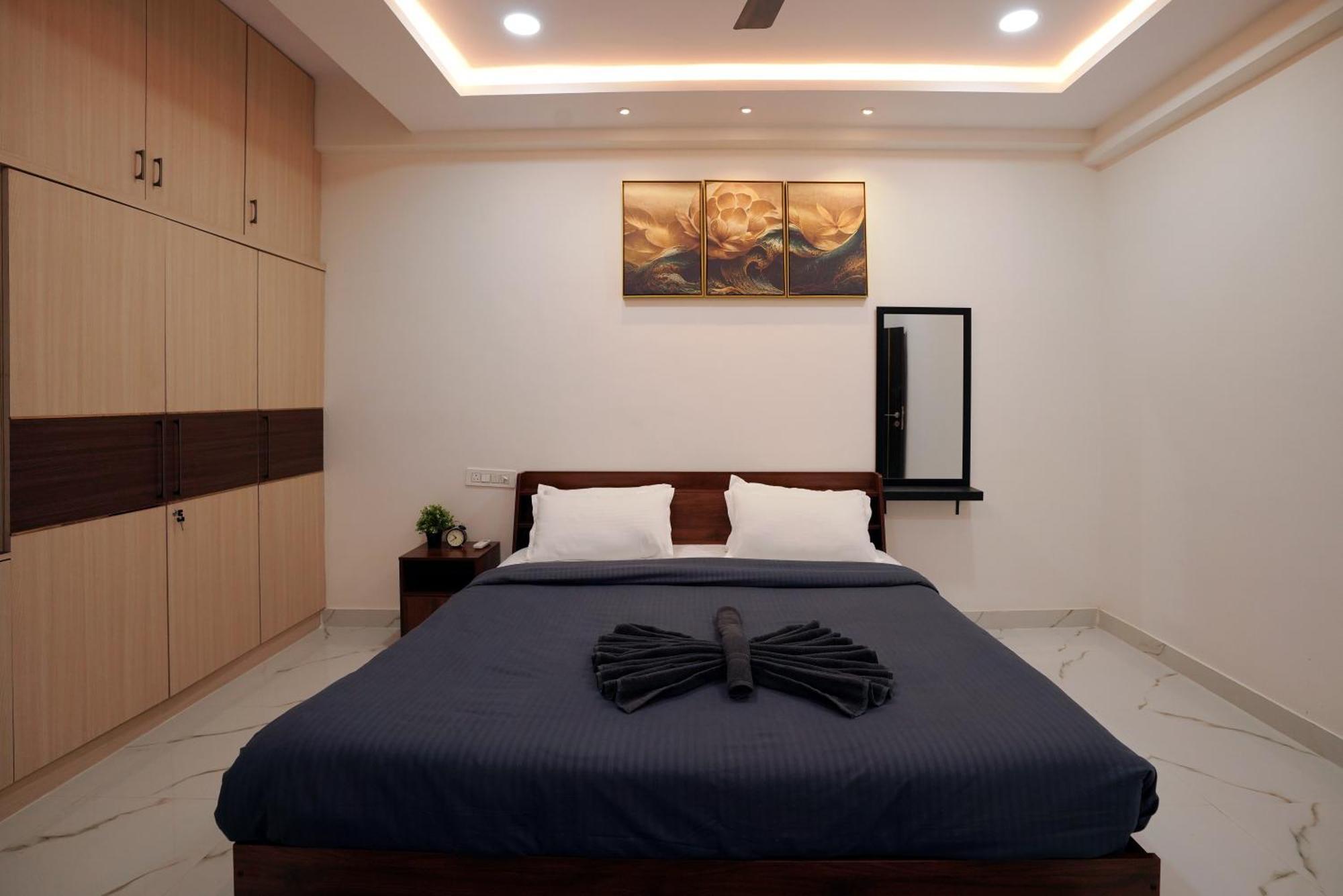 N Cube Serviced Apartments Hyderabad Eksteriør billede