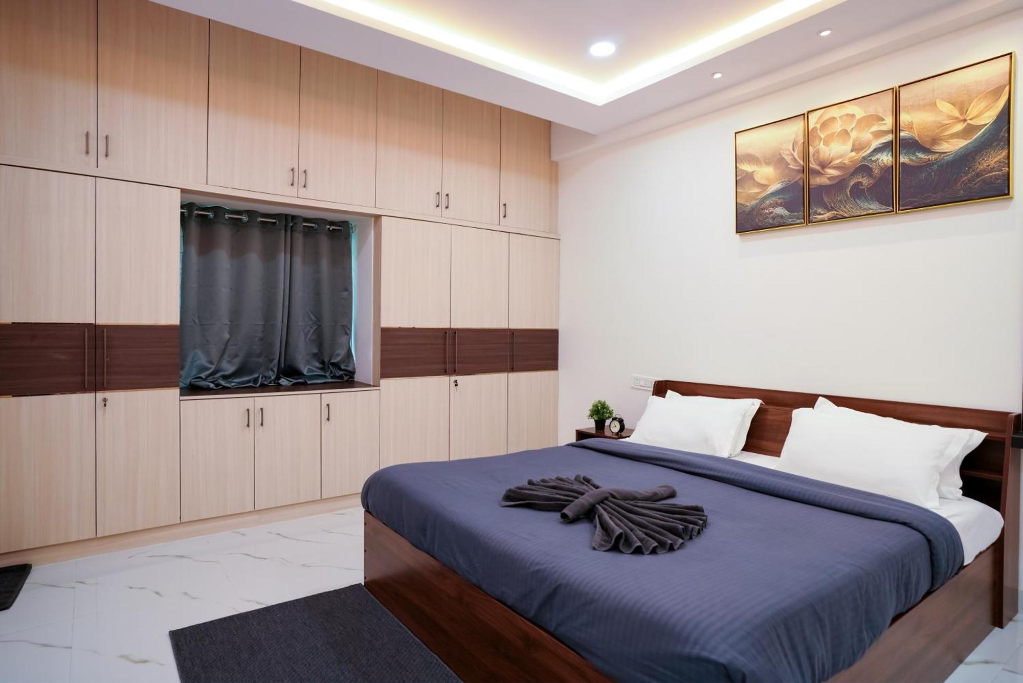 N Cube Serviced Apartments Hyderabad Eksteriør billede